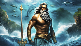 Poseidon Gott der Meere KI/12818506