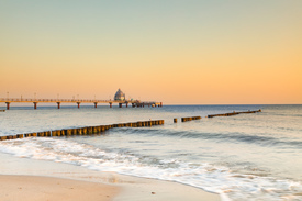 Stille vor Sonnenaufgang in Zingst/12844726