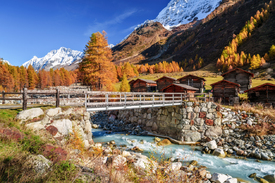 Lötschental im Herbst - Wallis - Schweiz/12852235