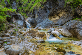 Wasserfall - Almbachklamm bei Berchtesgaden /12852568