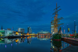 Bremerhaven - Hafenwelten Panorama Hafen/12869137