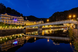 Bad Ems - Kurort - Lahntal - Blaue Stunde/12869143