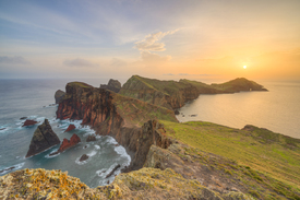 Madeira Ponta de Sao Lourenco bei Sonnenaufgang/12870938