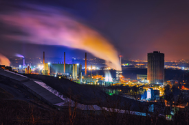 Blick auf das Ruhrgebiet - Bottrop - alpincenter /12871049