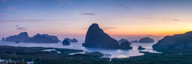 Phang Nga Bay Panorama bei Sonnenaufgang/12891598