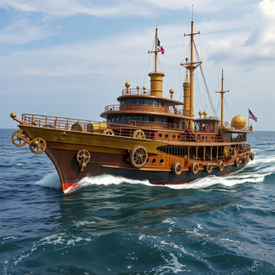 Steampunk Schiff KI/12898327