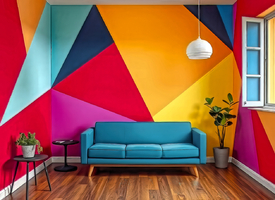 Farbgeometrie im Raum KI/12899395