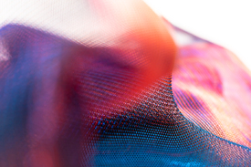 Transparente Struktur in Rot und Blau/12899538