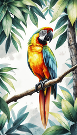 Bunter Vogel KI/12899857