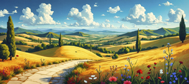 Sommerlandschaft KI/12901151