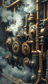 Steampunk Kunst KI/12901168