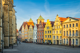 Giebelhäuser am Marktplatz in Osnabrück/12908838