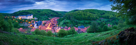 Stolberg am Abend - Panorama/12916622 Stolberg am Abend - Panorama/12916622