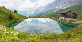 Bergsee an der Kleinen Scheidegg Berner Oberland/12919557