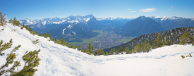 Winterpanorama Wank mit Blick auf Garmisch/12920066