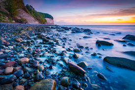 Piratenschlucht auf Insel Rügen am Morgen/12920802