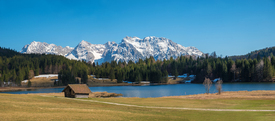 Geroldsee Panorama Karwendelgebirge Frühjahr/12922375