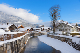 Winter an der Loisach in Garmisch/12924867