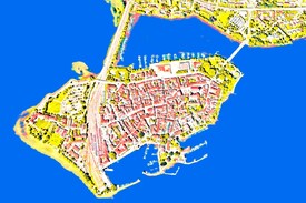 Lindau aus der Vogelperspektive mixed media/12926621