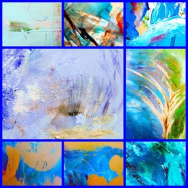 only bues -abstrakte kunst/12928520