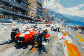 Autorennen in Monaco KI/12954723