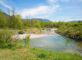 Seitenarm der Isar bei Lenggries/12958237