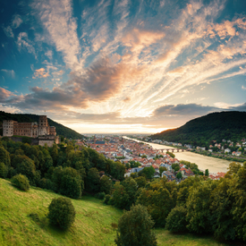 Sonnenuntergang über Heidelberger Altstadt/12960360