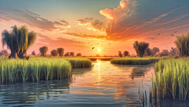Sonnenuntergang KI/12961317