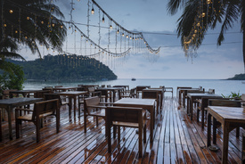 Stille vor dem Sonnenaufgang am Golf von Thailand /12962856