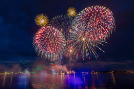 Kieler Woche - Kieler Förde - Feuerwerk/12965847