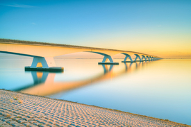 Zeelandbrücke am Morgen - Langzeitbelichtung/12966926