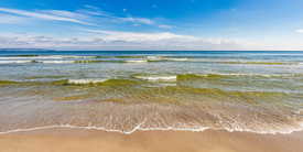 Wellen am Strand auf der Insel Rügen an der Ostsee/12967691
