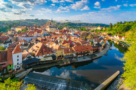 Sommermorgen in Krumau an der Moldau/12970962