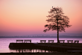 Blaue Stunde am See - 12166456 /leinwand/bigthumb/12166456.jpg