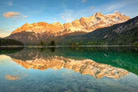 Alpenglühen am Eibsee - 12374576 /leinwand/bigthumb/12374576.jpg