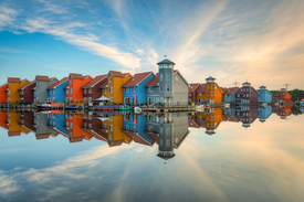 Reitdiephaven in Groningen in den Niederlanden - 12380930 /leinwand/bigthumb/12380930.jpg