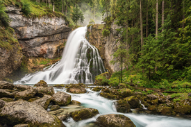 Gollinger Wasserfall in Ăsterreich - 12390748 /leinwand/bigthumb/12390748.jpg