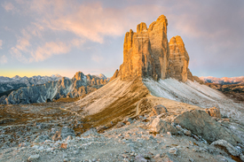 Blick ĂŒber den Paternsattel zu den Drei Zinnen - 12393058 /leinwand/bigthumb/12393058.jpg