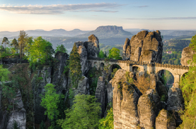 BasteibrĂŒcke SĂ€chsische Schweiz im Morgenlicht - 12411620 /leinwand/bigthumb/12411620.jpg