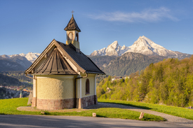 Kirchleitnkapelle und Watzmann in Berchtesgaden - 12588575 /leinwand/bigthumb/12588575.jpg