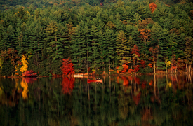Indian Summer am Great Sacandaga Lake US - 9711704 /leinwand/bigthumb/9711704.jpg